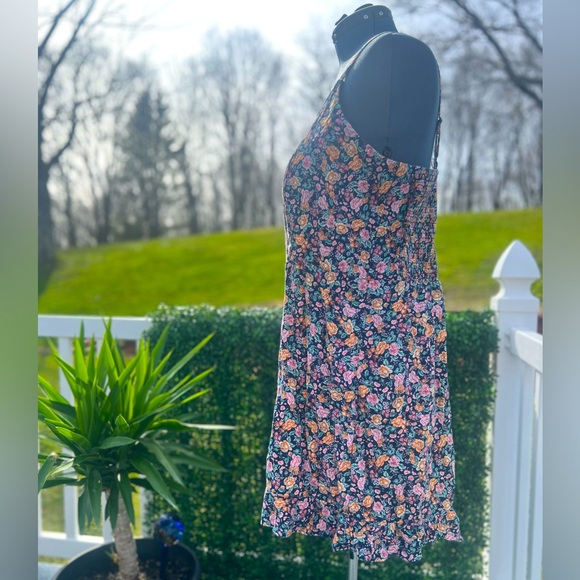 Torrid Women’s Plus Size 1 Floral Summer Mini / Midi Dress - Picture 9 of 9